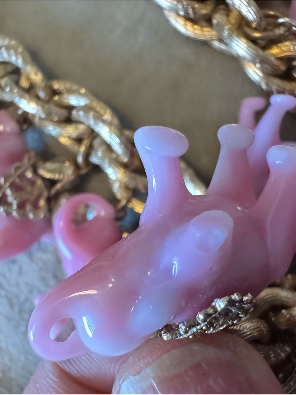 Napier sought after Pink Elephant Charm Chain bracelet bundle of 2 READ NOTES - Picture 4 of 16